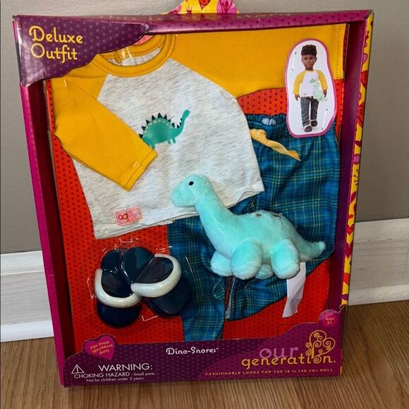 OUR GENERATION DINO - SNORES DELUXE OUTFIT - Picture 1 of 3
